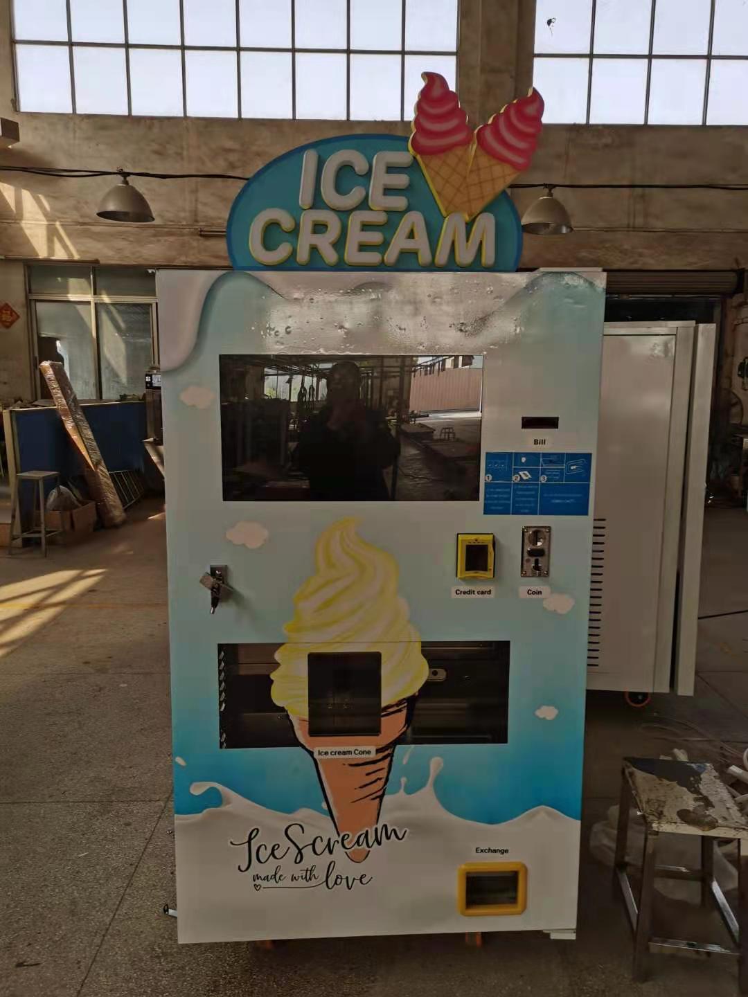 Automaticamente máquina de sorvete