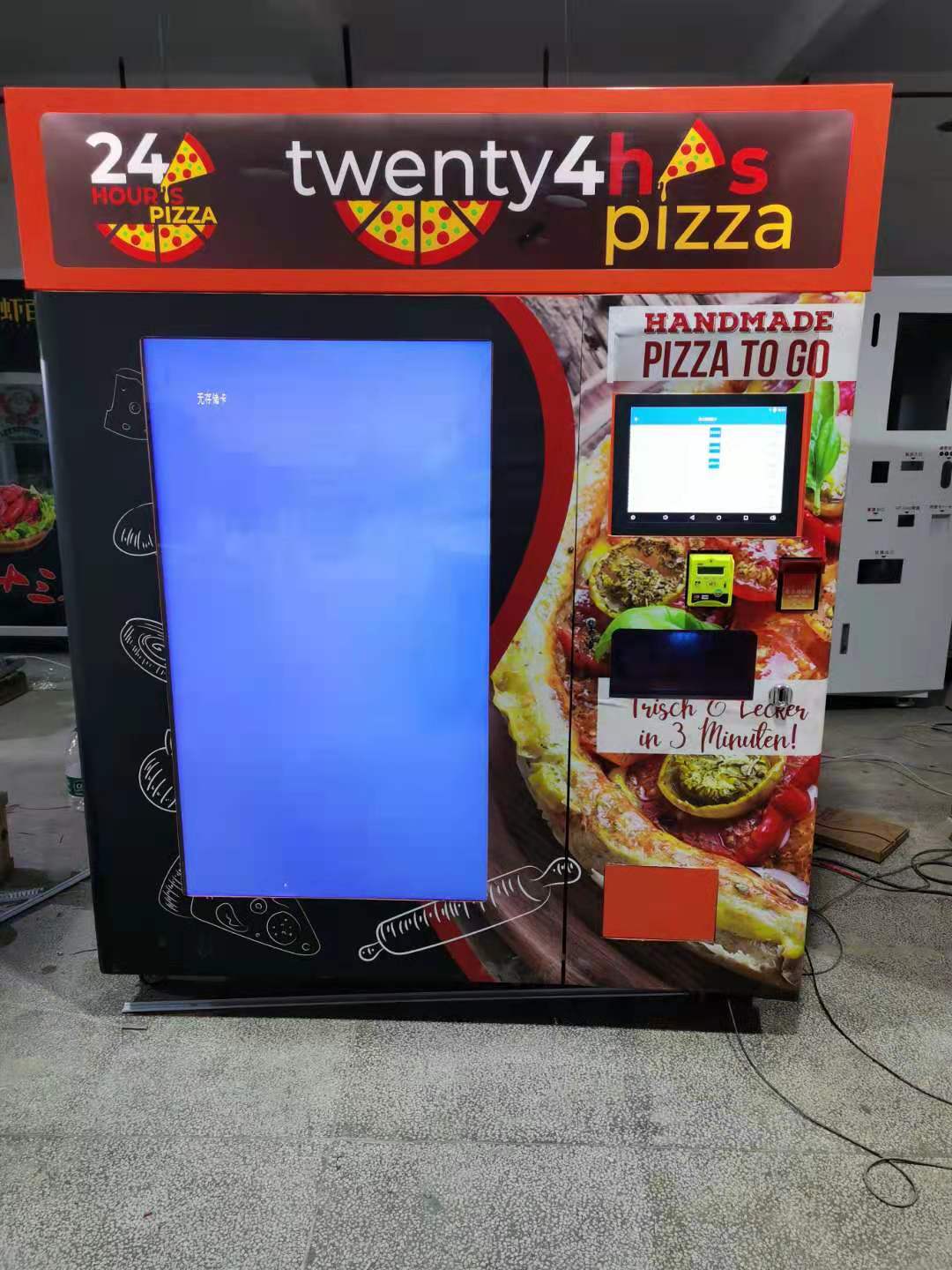 Máquina de venda automática de forno de pizza