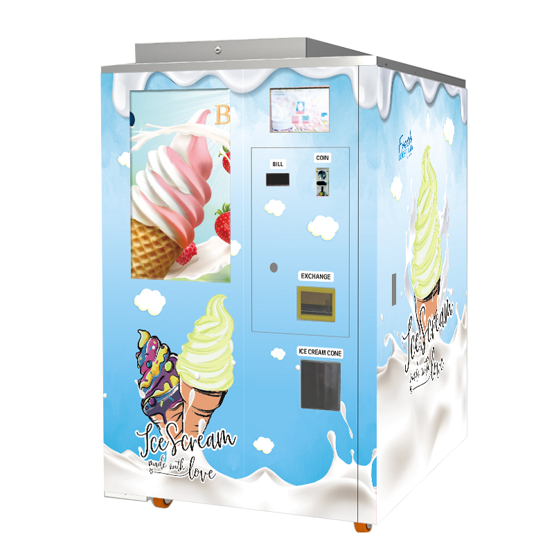 2 máquina de sorvete de venda de sabor