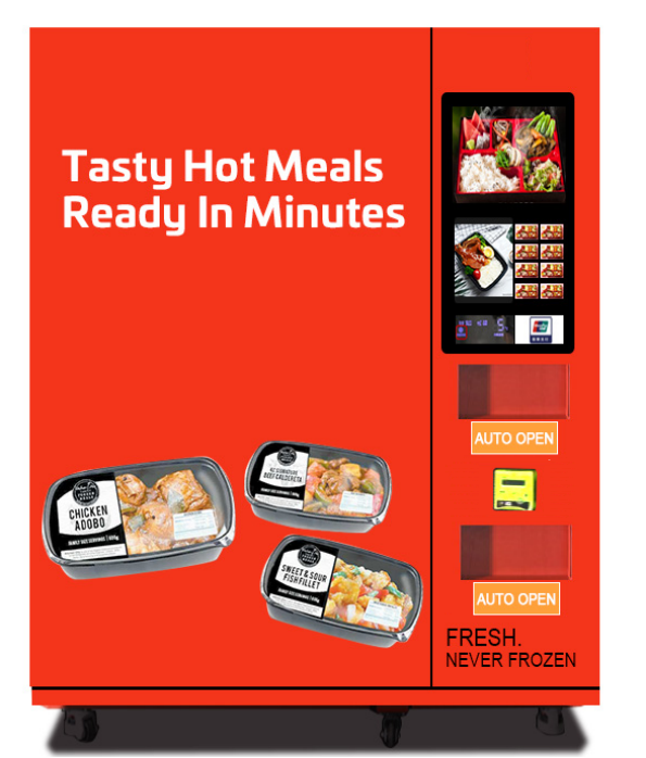 Máquina de venda automática de comida quente