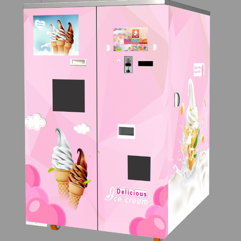 Máquina de venda automática de sorvete comercial HM736